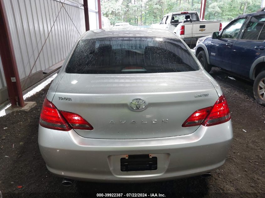 2008 Toyota Avalon Limited VIN: 4T1BK36B18U290701 Lot: 39922387