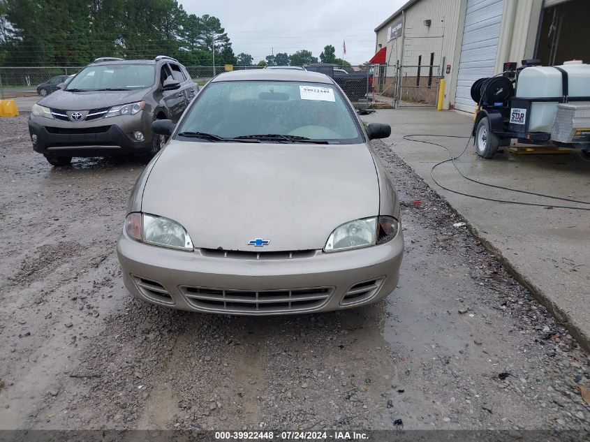 2002 Chevrolet Cavalier VIN: 1G1JC524927414342 Lot: 39922448