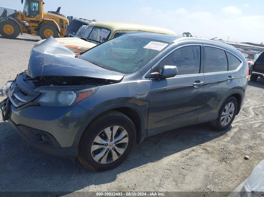 2013 Honda Cr-V Ex-L VIN: 2HKRM4H7XDH647499 Lot: 39922493
