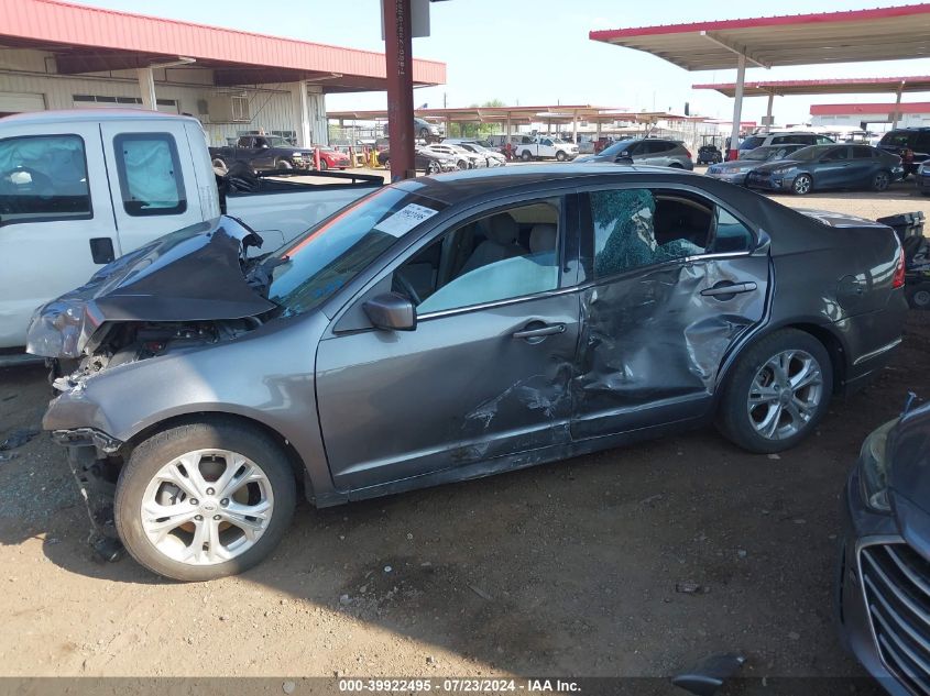 2012 Ford Fusion Se VIN: 3FAHP0HG4CR367932 Lot: 39922495