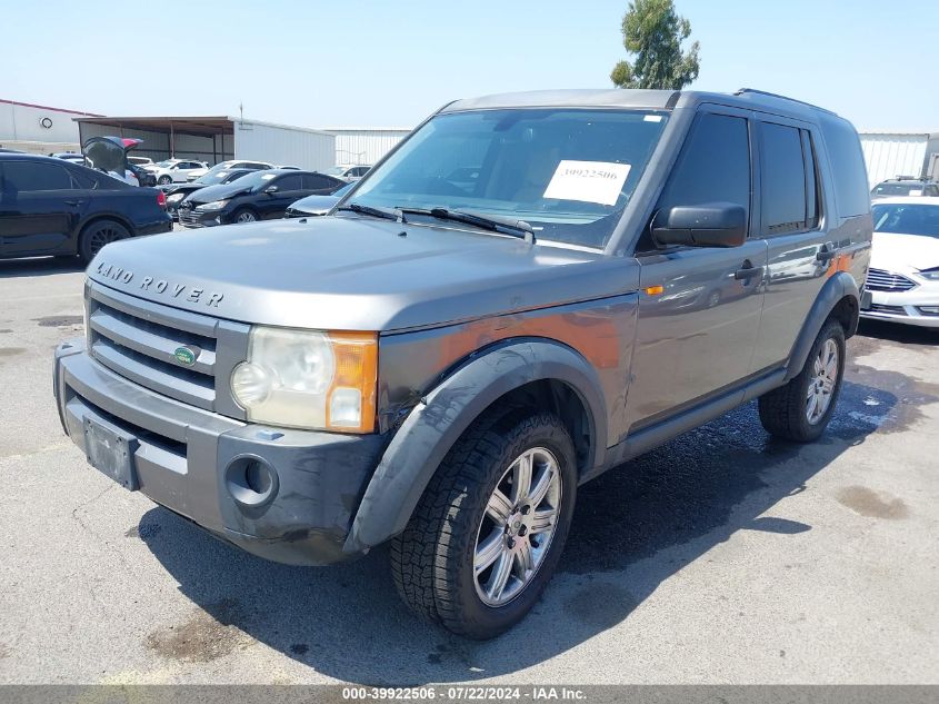 2008 Land Rover Lr3 V8 Se VIN: SALAE25408A463168 Lot: 39922506