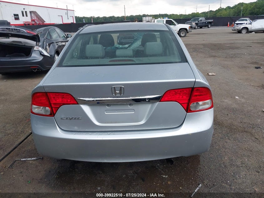 2009 Honda Civic Lx VIN: 2HGFA16509H542337 Lot: 39922510