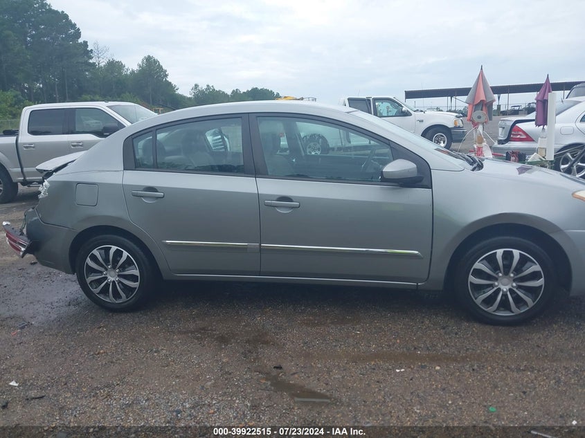 2012 Nissan Sentra 2.0 S VIN: 3N1AB6AP2CL758140 Lot: 39922515
