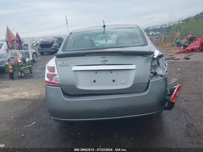 2012 Nissan Sentra 2.0 S VIN: 3N1AB6AP2CL758140 Lot: 39922515