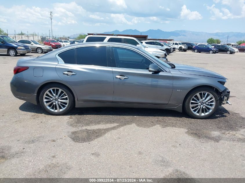 2019 Infiniti Q50 3.0T Luxe VIN: JN1EV7AP4KM518087 Lot: 39922534