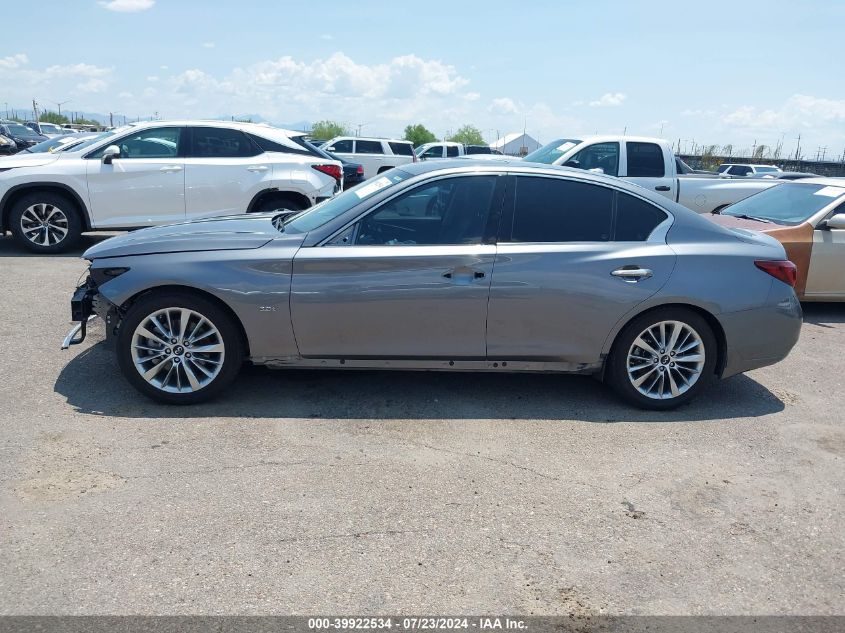 2019 Infiniti Q50 3.0T Luxe VIN: JN1EV7AP4KM518087 Lot: 39922534