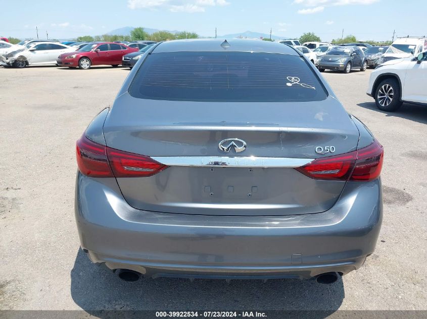 2019 Infiniti Q50 3.0T Luxe VIN: JN1EV7AP4KM518087 Lot: 39922534