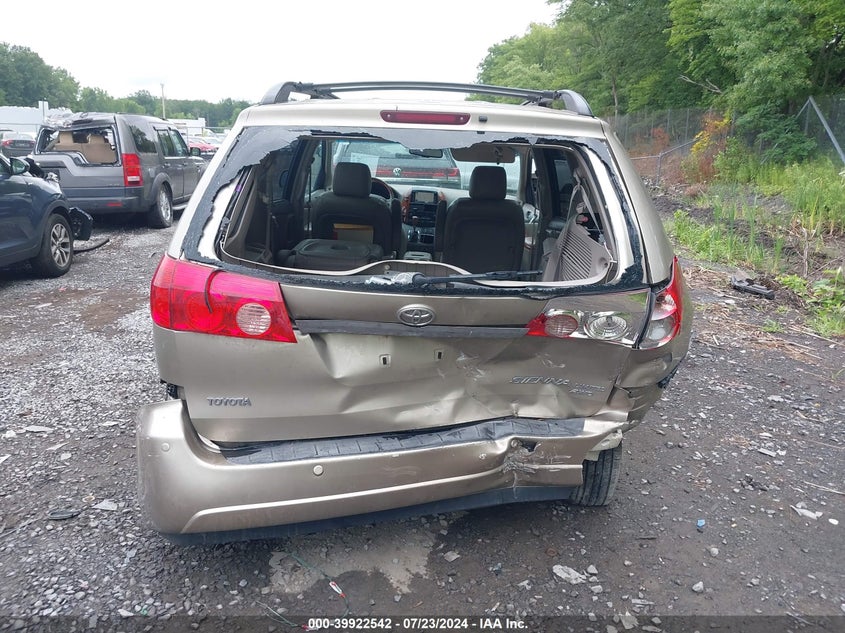 2007 Toyota Sienna Xle Limited VIN: 5TDBK22C07S001923 Lot: 39922542