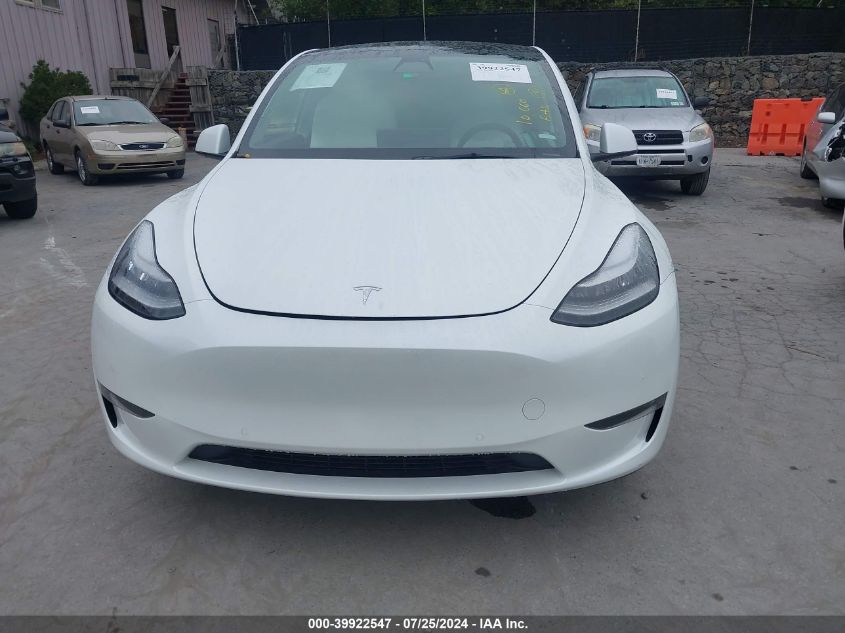 2021 Tesla Model Y VIN: 5YJYGDEE0MF119703 Lot: 39922547