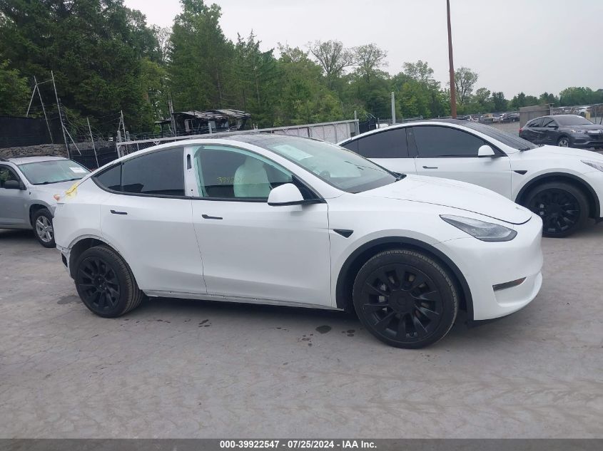 2021 Tesla Model Y VIN: 5YJYGDEE0MF119703 Lot: 39922547