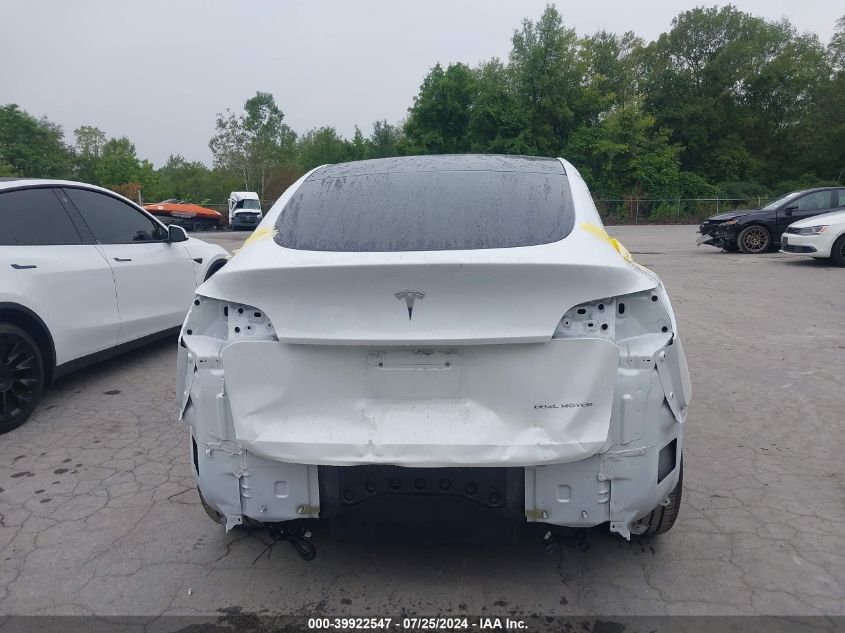 2021 Tesla Model Y VIN: 5YJYGDEE0MF119703 Lot: 39922547