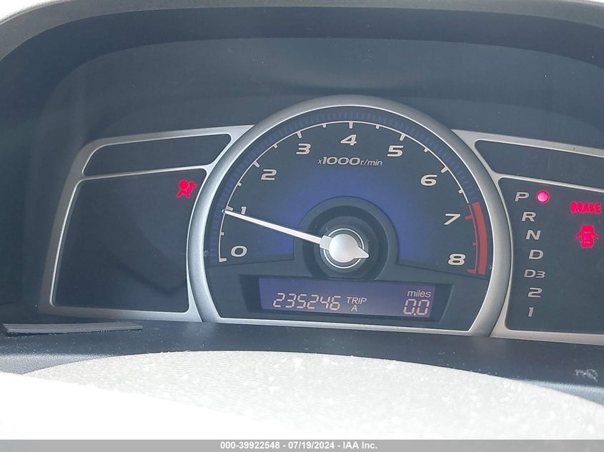 2010 Honda Civic Ex VIN: 19XFA1F87AE007076 Lot: 39922548