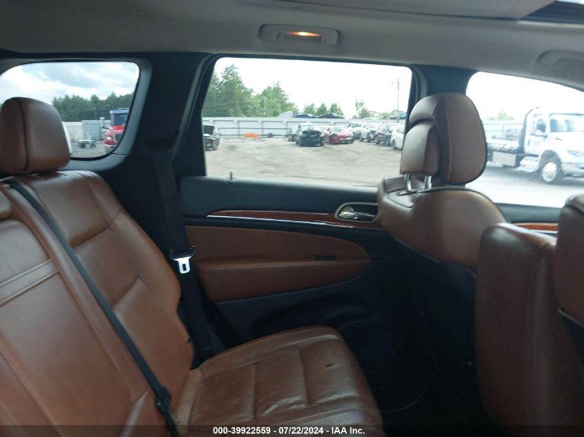 2013 Jeep Grand Cherokee Overland VIN: 1C4RJECGXDC615833 Lot: 39922559