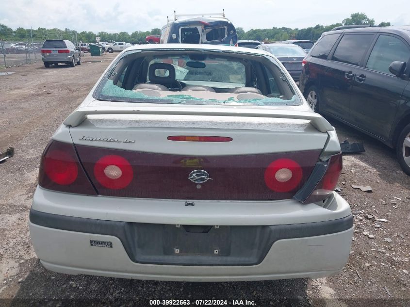 2003 Chevrolet Impala Ls VIN: 2G1WH55K239221273 Lot: 39922563