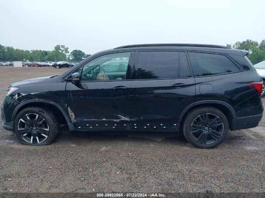 2020 Honda Pilot Awd Black Edition VIN: 5FNYF6H75LB062165 Lot: 39922565