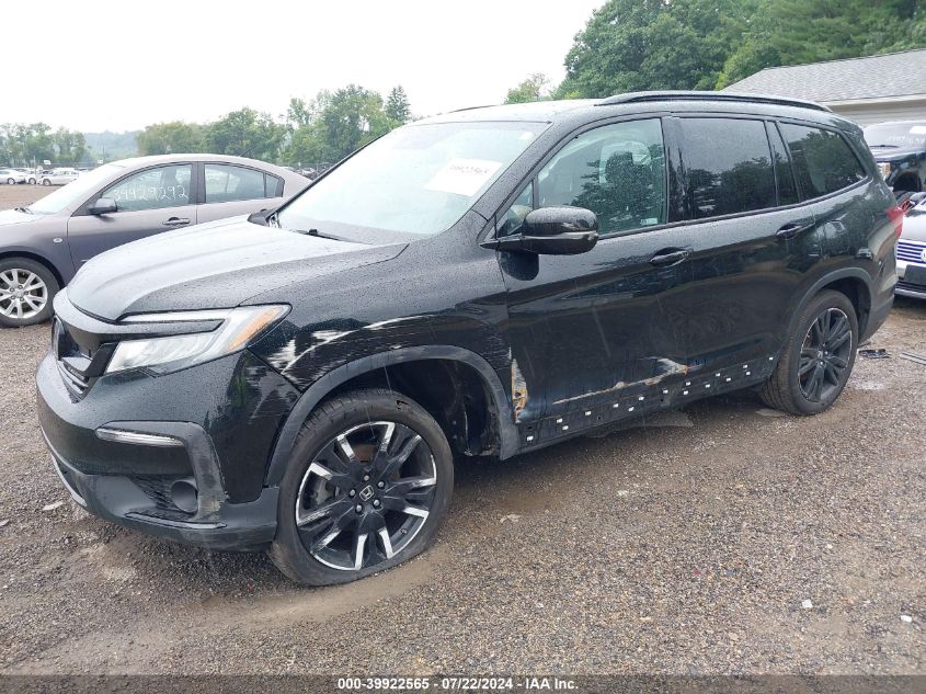 2020 Honda Pilot Awd Black Edition VIN: 5FNYF6H75LB062165 Lot: 39922565