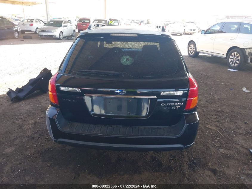 2005 Subaru Legacy Outback 2.5 Xt Limited VIN: 4S4BP67C256321710 Lot: 39922566