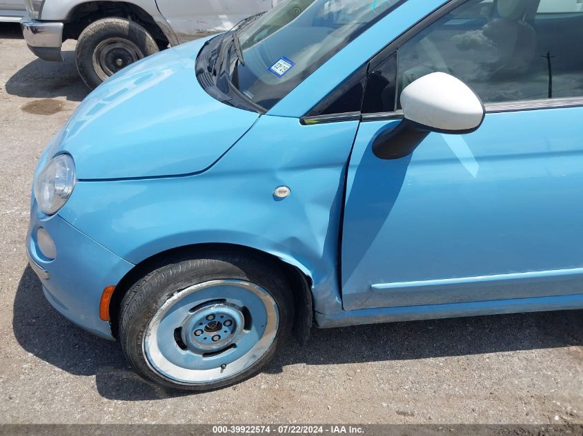 2015 Fiat 500 1957 Edition VIN: 3C3CFFCR8FT550183 Lot: 39922574