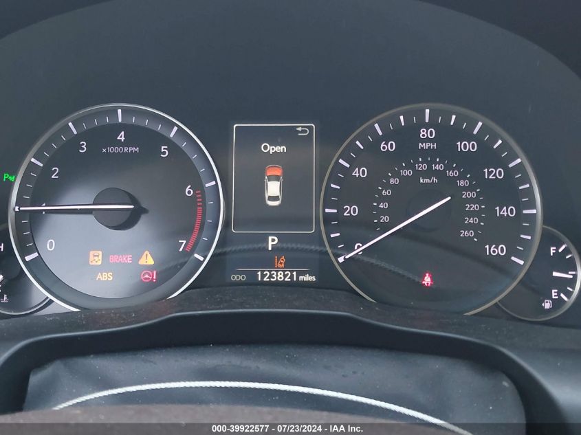 2016 Lexus Es 350 VIN: 58ABK1GG4GU012252 Lot: 39922577