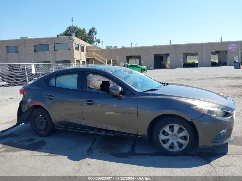 2014 Mazda Mazda3 I Sport VIN: JM1BM1U77E1165118 Lot: 39922597