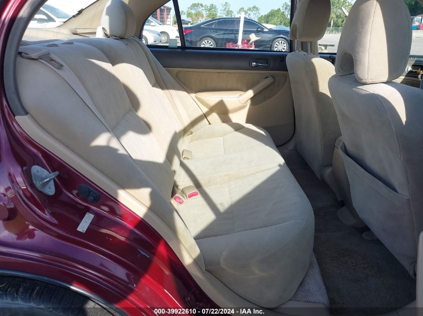 2003 Honda Civic Lx VIN: 2HGES16583H530694 Lot: 39922610