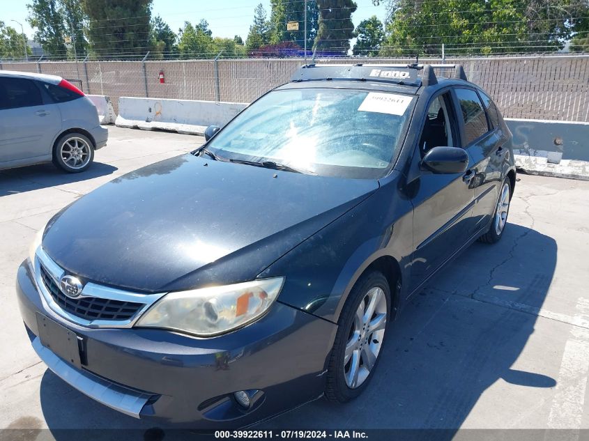 2008 Subaru Impreza Outback Sport VIN: JF1GH63668G837483 Lot: 39922611