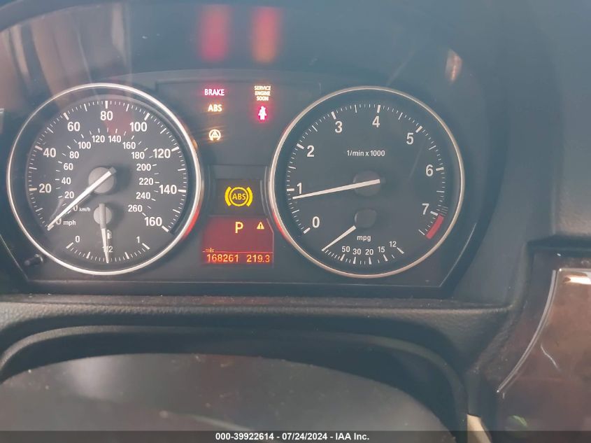 2011 BMW 328I VIN: WBAPH7G59BNM55627 Lot: 39922614