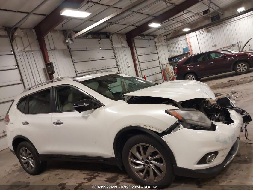 2015 Nissan Rogue Sl VIN: 5N1AT2MV8FC871728 Lot: 39922619