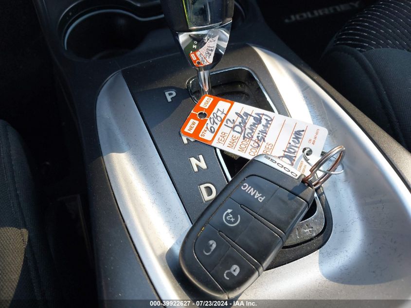 2012 Dodge Journey Sxt VIN: 3C4PDCBG4CT221865 Lot: 39922627