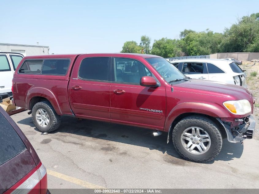 2006 Toyota Tundra Limited V8 VIN: 5TBDT48126S507039 Lot: 39922640