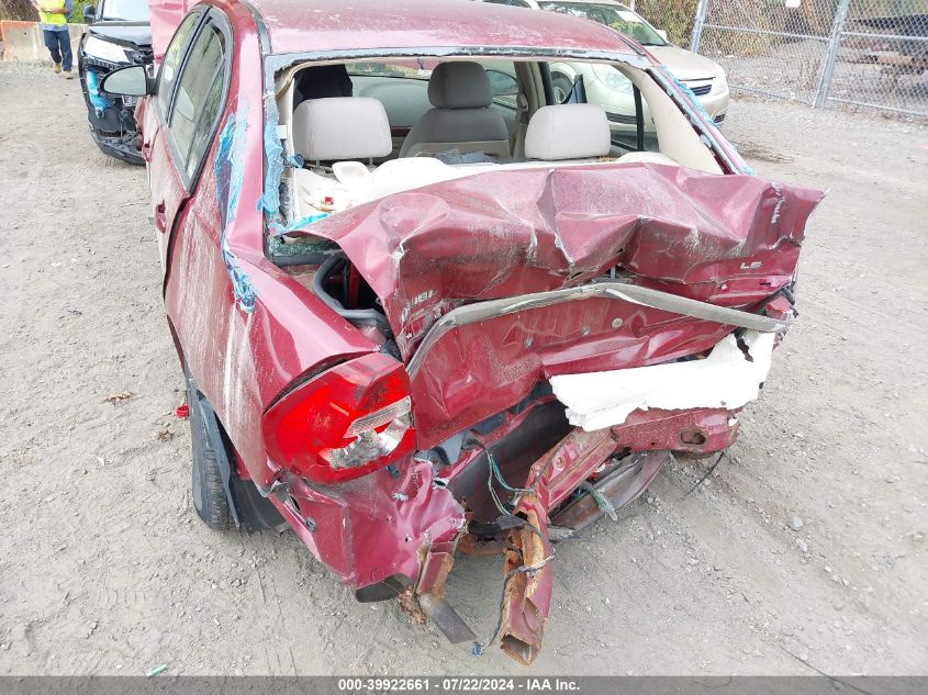 2007 Chevrolet Malibu Ls VIN: 1G1ZS58F27F242229 Lot: 39922661