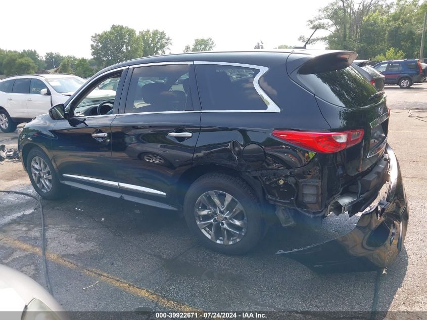 2013 Infiniti Jx35 VIN: 5N1AL0MMXDC323836 Lot: 39922671