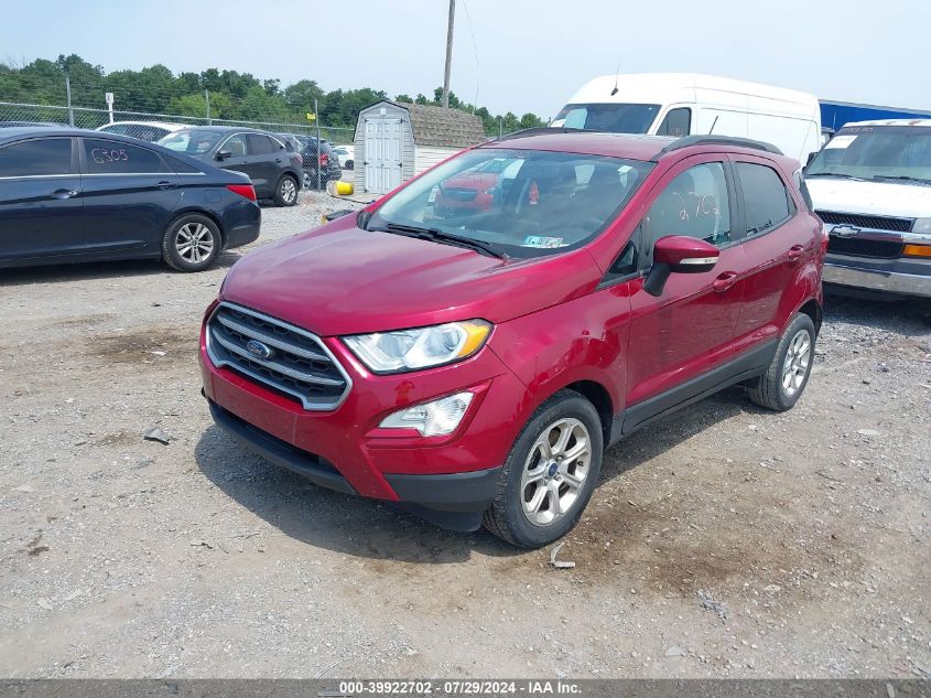 2018 Ford Ecosport Se VIN: MAJ3P1TE7JC241274 Lot: 39922702