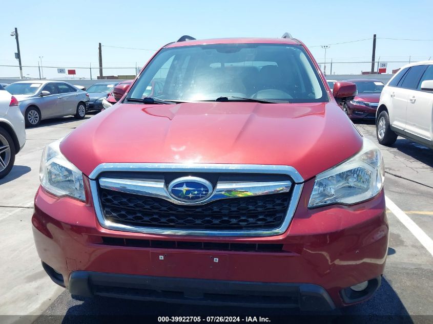 2015 Subaru Forester 2.5I Touring VIN: JF2SJAWC4FH568714 Lot: 39922705