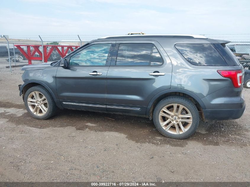 2017 Ford Explorer Limited VIN: 1FM5K8FH9HGB52739 Lot: 39922716