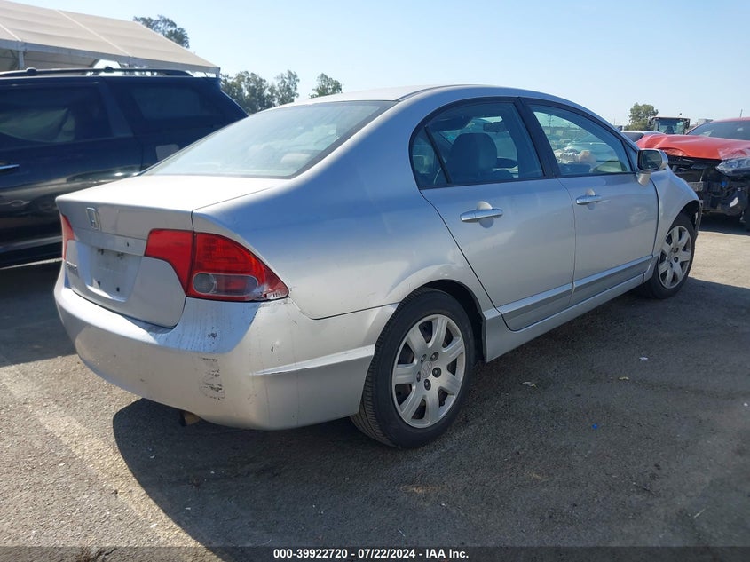 2008 HONDA CIVIC VIN: 1HGFA16518L064351