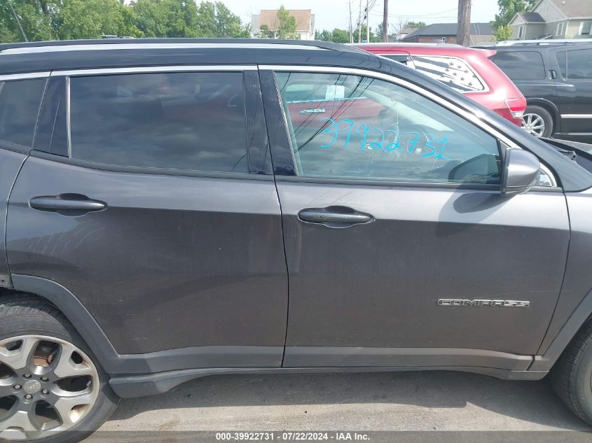 2019 Jeep Compass Limited 4X4 VIN: 3C4NJDCBXKT711864 Lot: 39922731