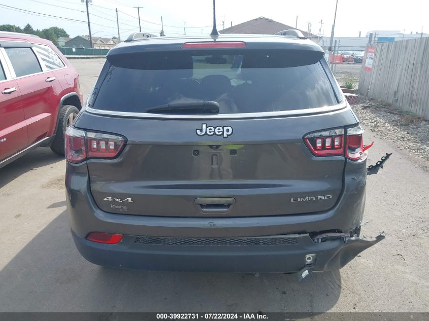 2019 Jeep Compass Limited 4X4 VIN: 3C4NJDCBXKT711864 Lot: 39922731