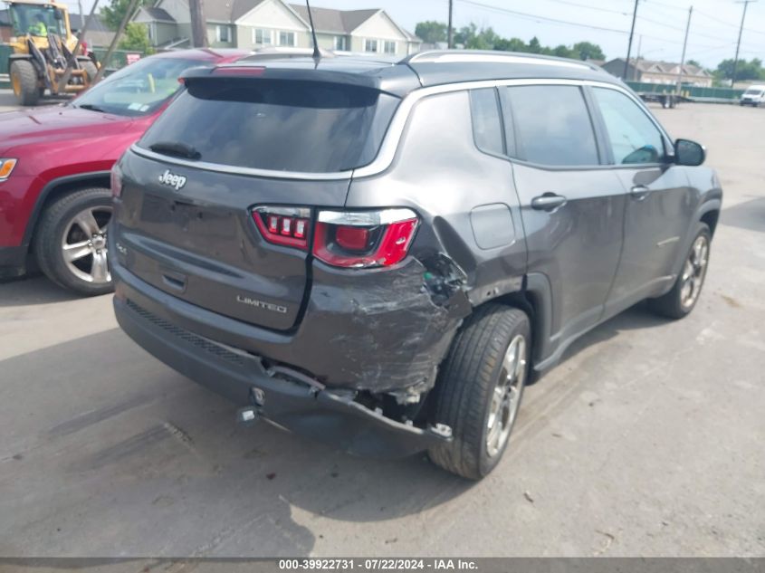 2019 Jeep Compass Limited 4X4 VIN: 3C4NJDCBXKT711864 Lot: 39922731