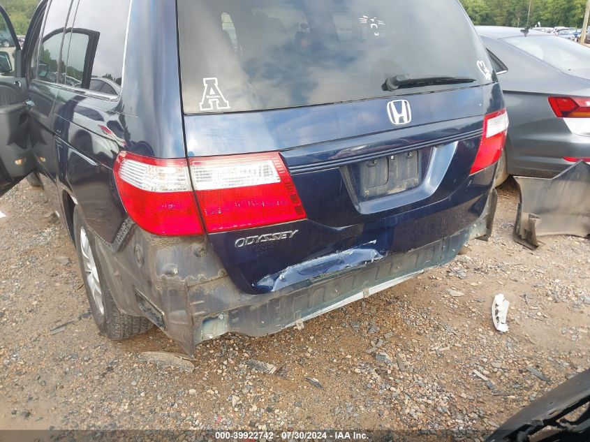 2007 Honda Odyssey Ex-L VIN: 5FNRL38757B089416 Lot: 39922742