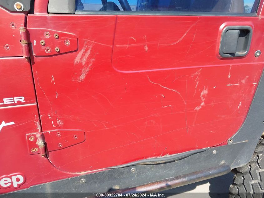 1998 Jeep Wrangler Se VIN: 1J4FY29P2WP707514 Lot: 39922784