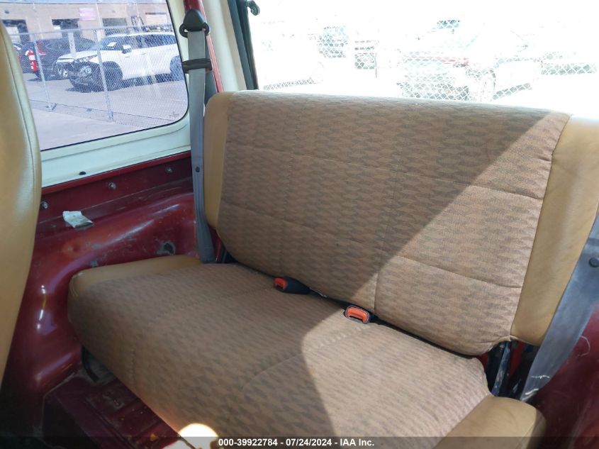 1998 Jeep Wrangler Se VIN: 1J4FY29P2WP707514 Lot: 39922784