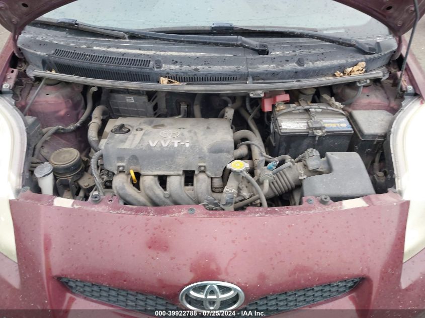 2009 Toyota Yaris VIN: JTDJT903095252065 Lot: 39922788