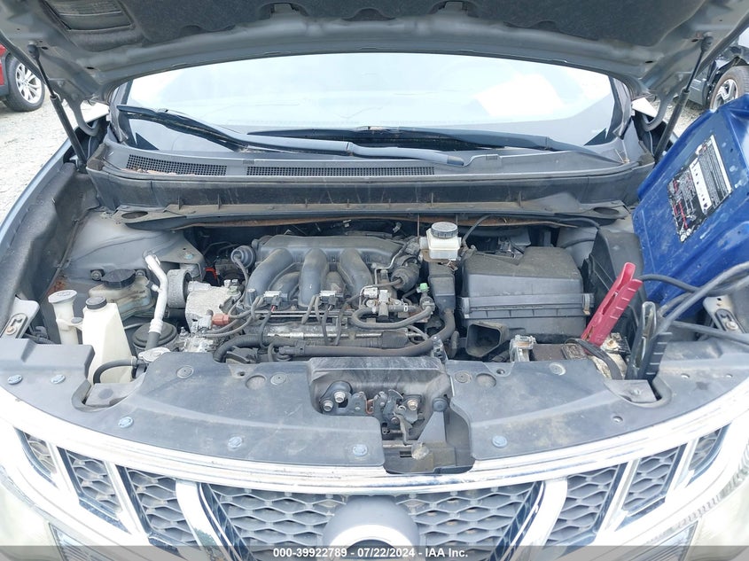 2011 Nissan Murano Sv VIN: JN8AZ1MWXBW170479 Lot: 39922789