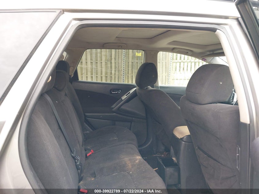 2011 Nissan Murano Sv VIN: JN8AZ1MWXBW170479 Lot: 39922789