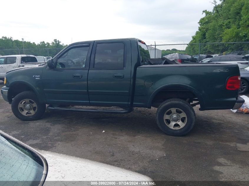 1FTRW08L92KA22722 2002 Ford F-150 Lariat/Xlt