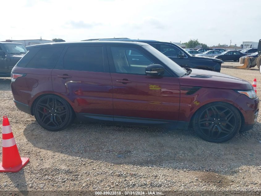 2017 Land Rover Range Rover Sport VIN: SALWR2FE5HA141286 Lot: 39922818