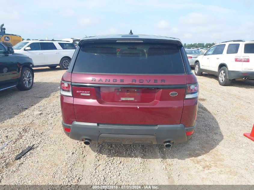 2017 Land Rover Range Rover Sport VIN: SALWR2FE5HA141286 Lot: 39922818