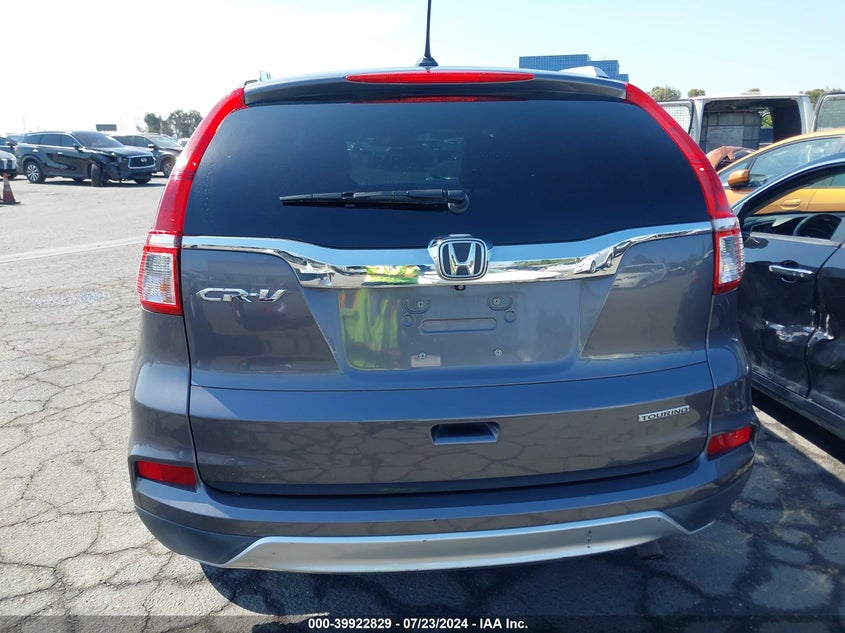 2015 Honda Cr-V Touring VIN: 5J6RM3H97FL008789 Lot: 39922829