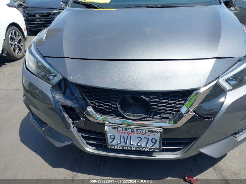 2022 Nissan Versa 1.6 Sr Xtronic Cvt VIN: 3N1CN8FVXNL824214 Lot: 39922841